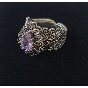 925 Sterling Silver Turkish Filigree Wedding Ring Jewelr for Women, HandmadeGift